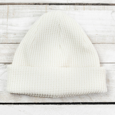 Waffle Knit Cap Ivory