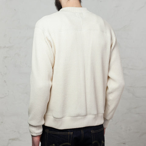 Waffle Mid-Neck Ivory