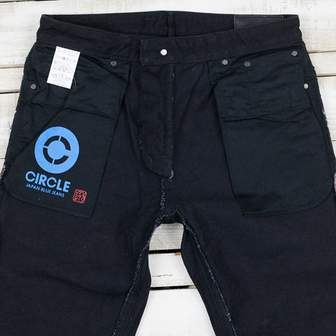 J316BK 14 oz. Circle Denim Black Straight