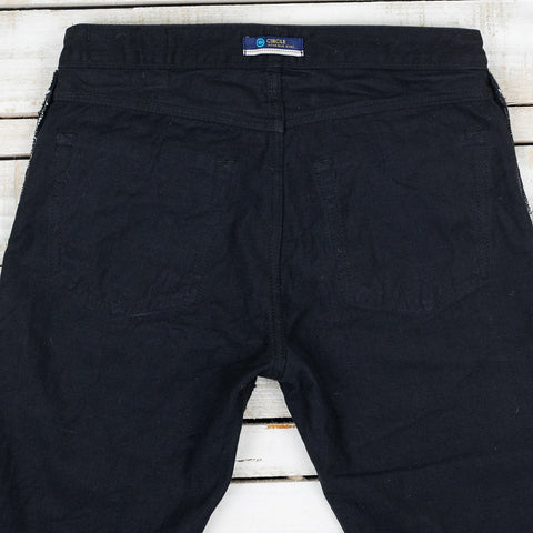 J316BK 14 oz. Circle Denim Black Straight