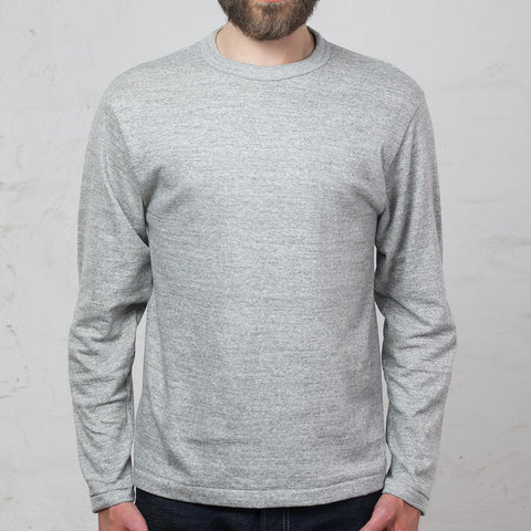 Longsleeve T-Shirt Grau Meliert