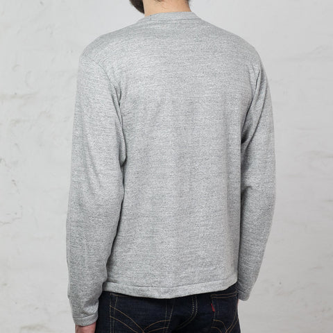 Longsleeve T-Shirt Grau Meliert