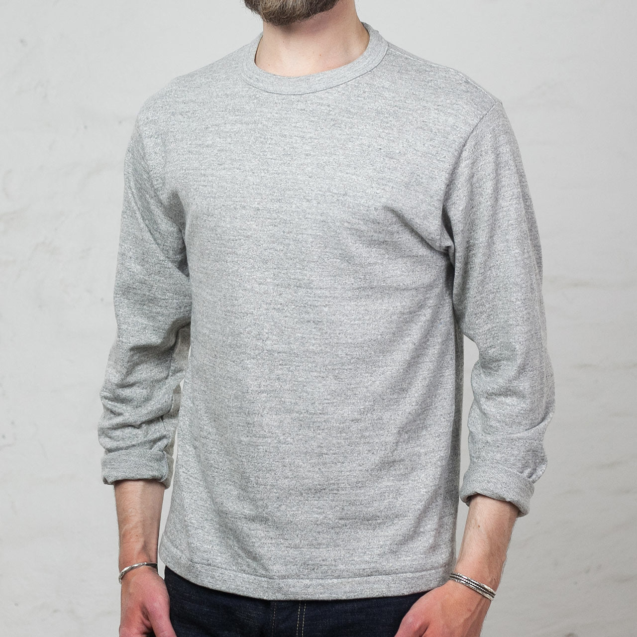 Lot 5906 Longsleeve Grau Meliert