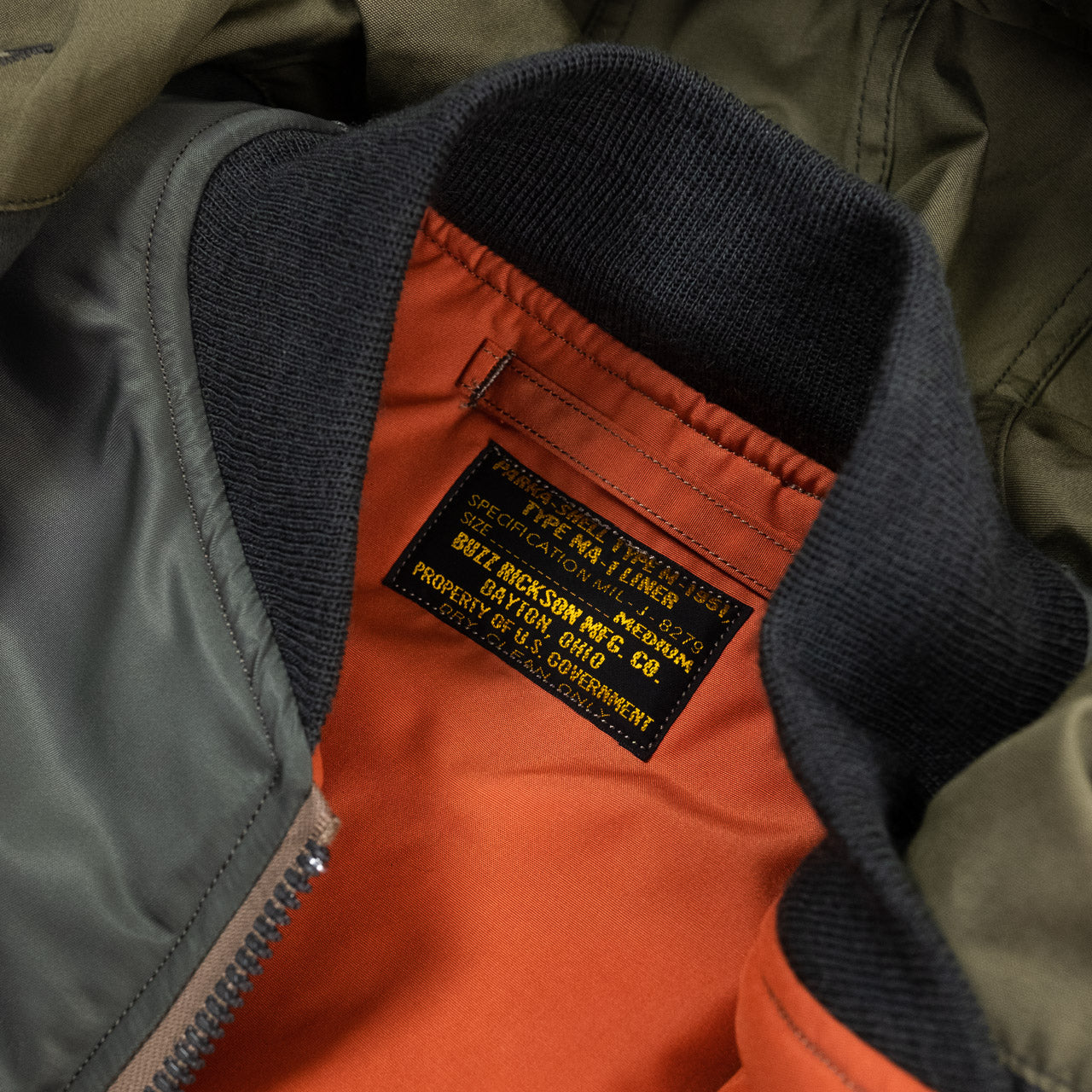 BR15333 M-51 Parka With MA-1 Liner Oliv