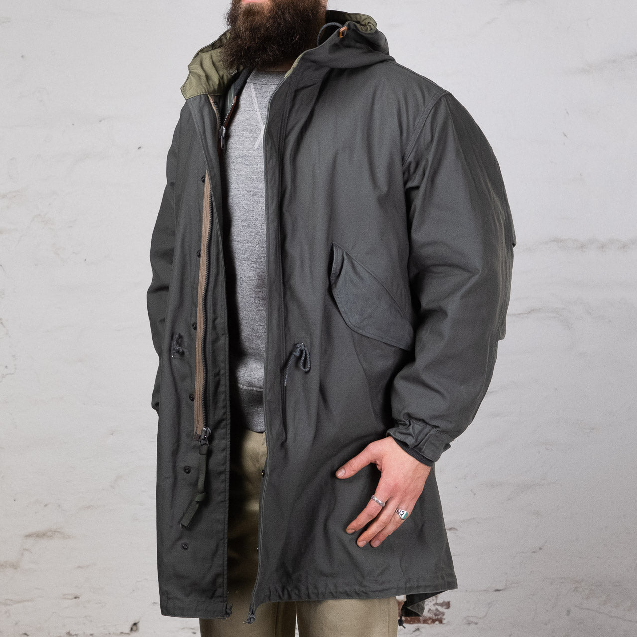 BR15333 M-51 Parka With MA-1 Liner Oliv