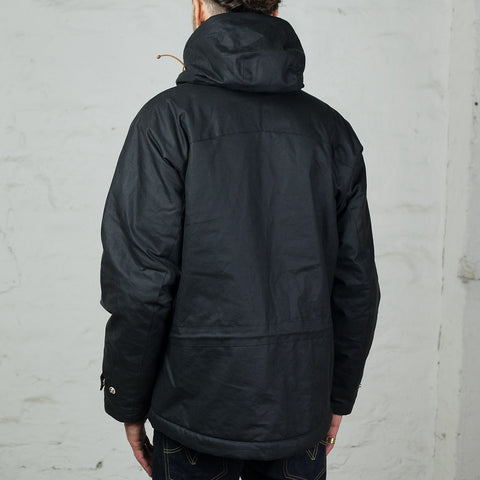 Mountain Jacket Schwarz Waxed