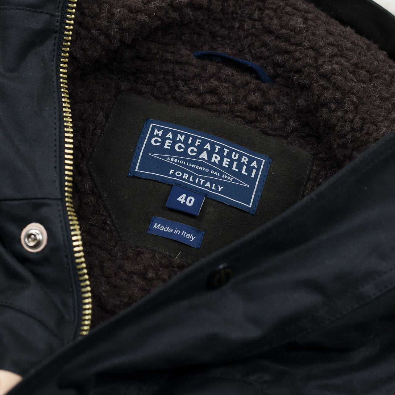 Waxed Mountain Jacket Schwarz