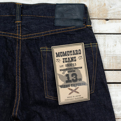 0306-13 13oz Tight Tapered Indigo