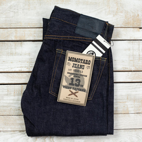 0306-13 13oz Tight Tapered Indigo