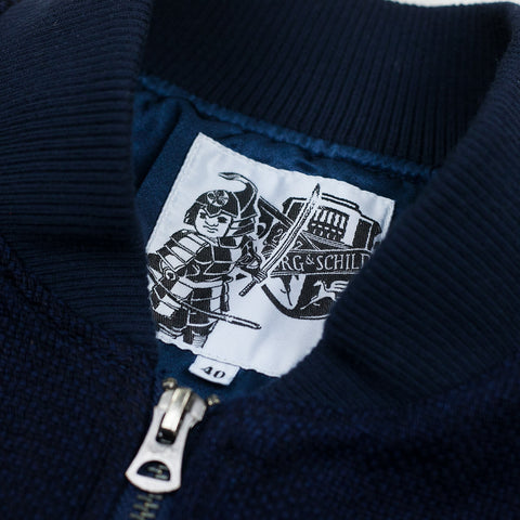 Momotaro x B&S MA-1 Indigo Dobby Jacket