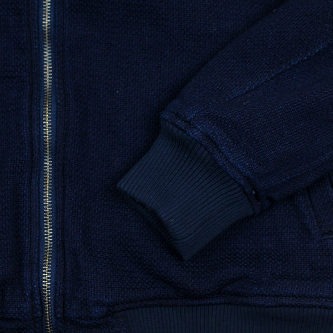 Momotaro x B&S MA-1 Indigo Dobby Jacket