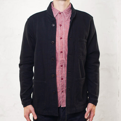 Dobby Coverall Jacket Schwarz