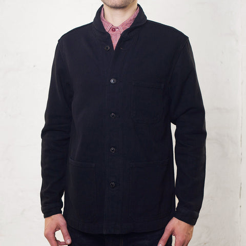 Dobby Coverall Jacket Schwarz