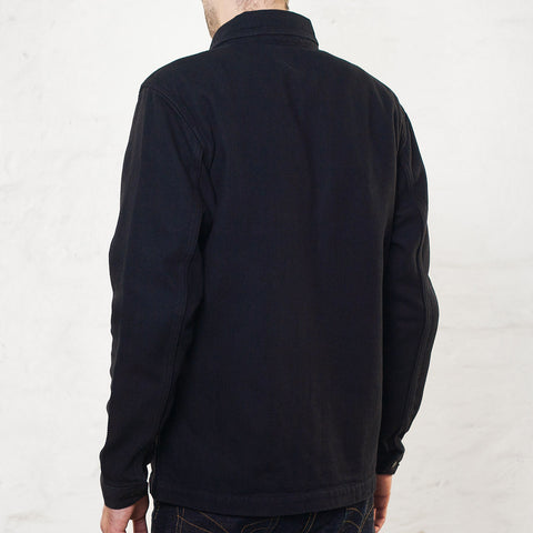 Dobby Coverall Jacket Schwarz