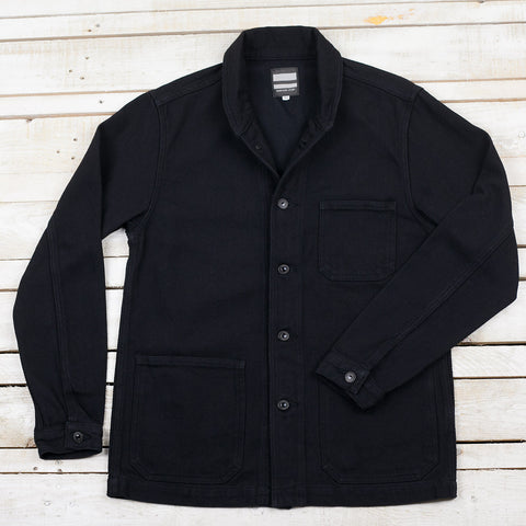 Dobby Coverall Jacket Schwarz