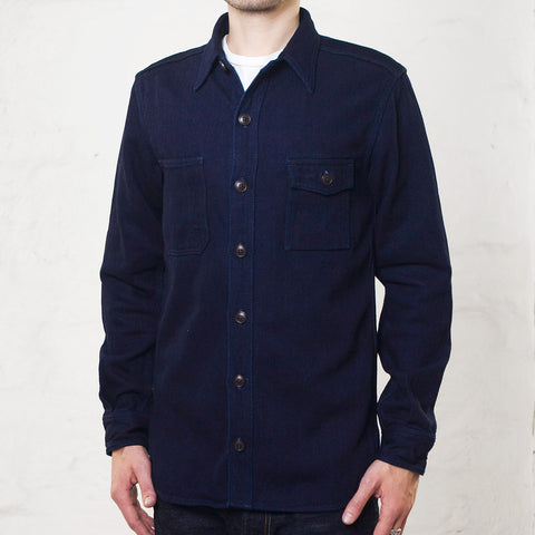 MLS1070M23 Heavy Indigo Dobby Work Shirt