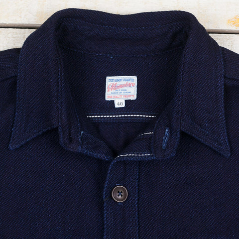 MLS1070M23 Heavy Indigo Dobby Work Shirt