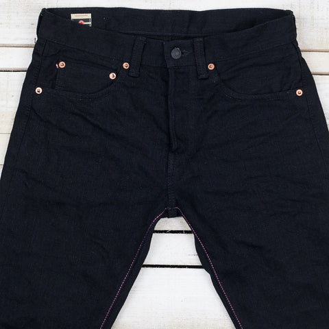 0306-B 15,7oz Black x Black Tight Tapered