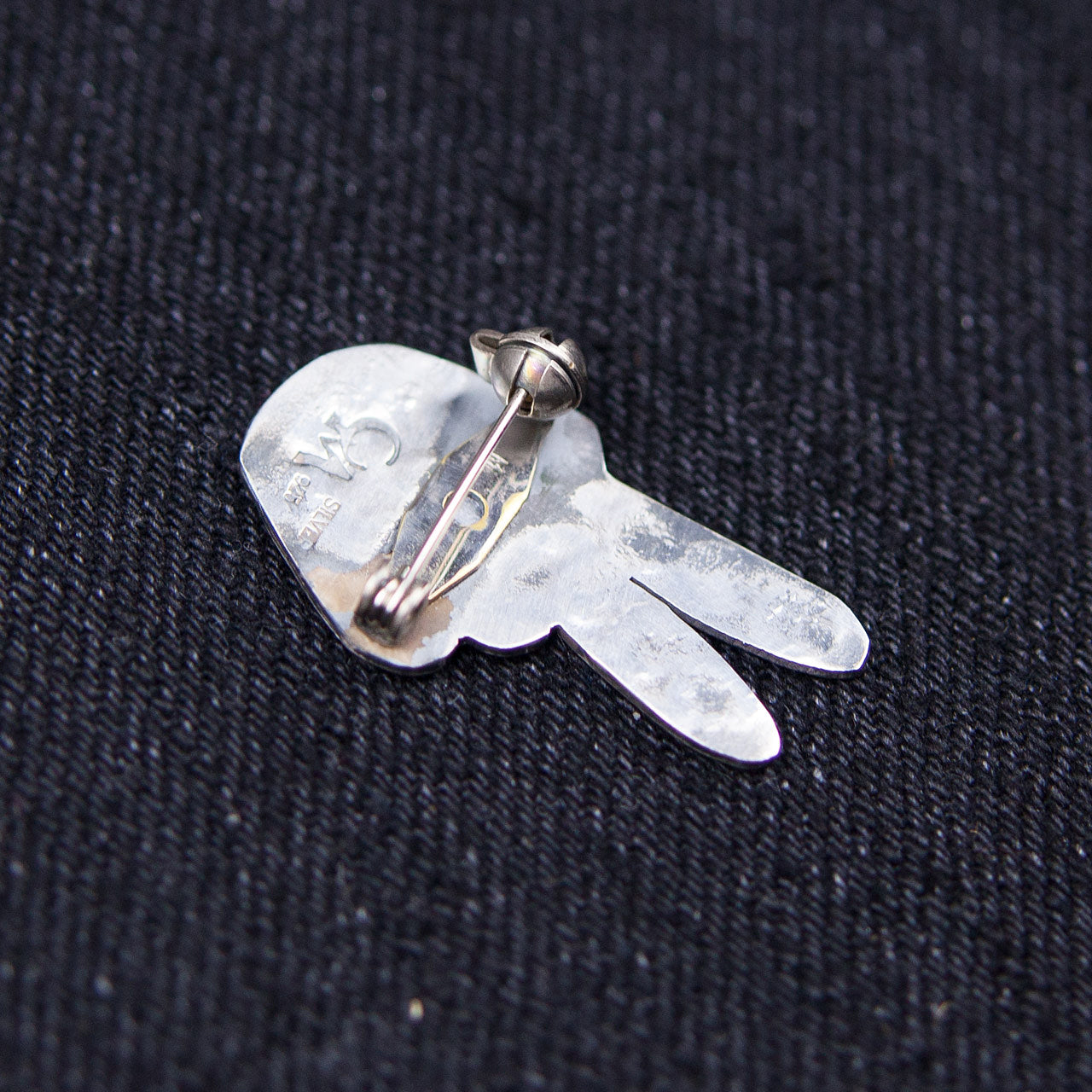 Pin "Peace" Silber