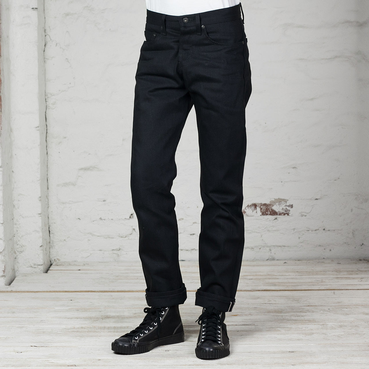 Weird Guy Solid Black Selvedge