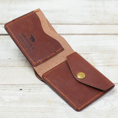 Bifold wallet brown