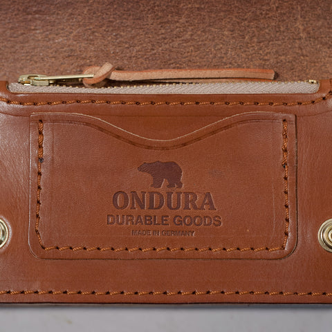 Classic biker wallet brown