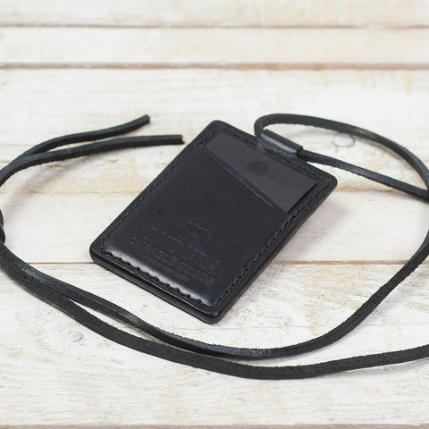 Card Neck Holder Black