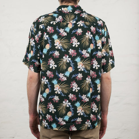 Hawaii Shirt  „Tropical Fruit“ Schwarz