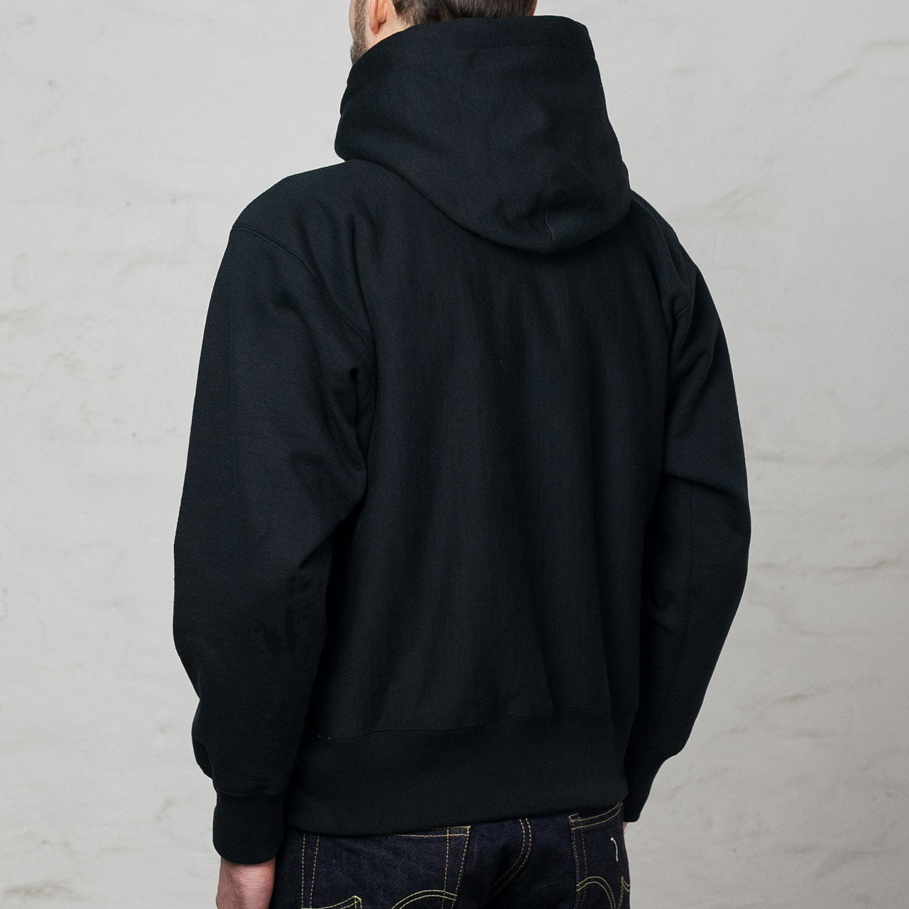 Heavyweight Hooded Sweatshirt Schwarz