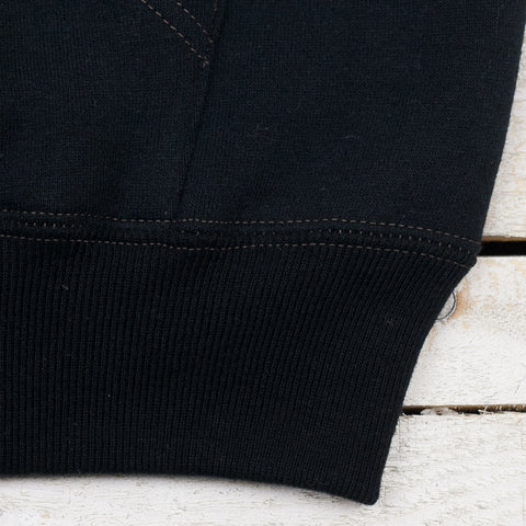 10 oz. Loopwheel Zip Hoody Schwarz