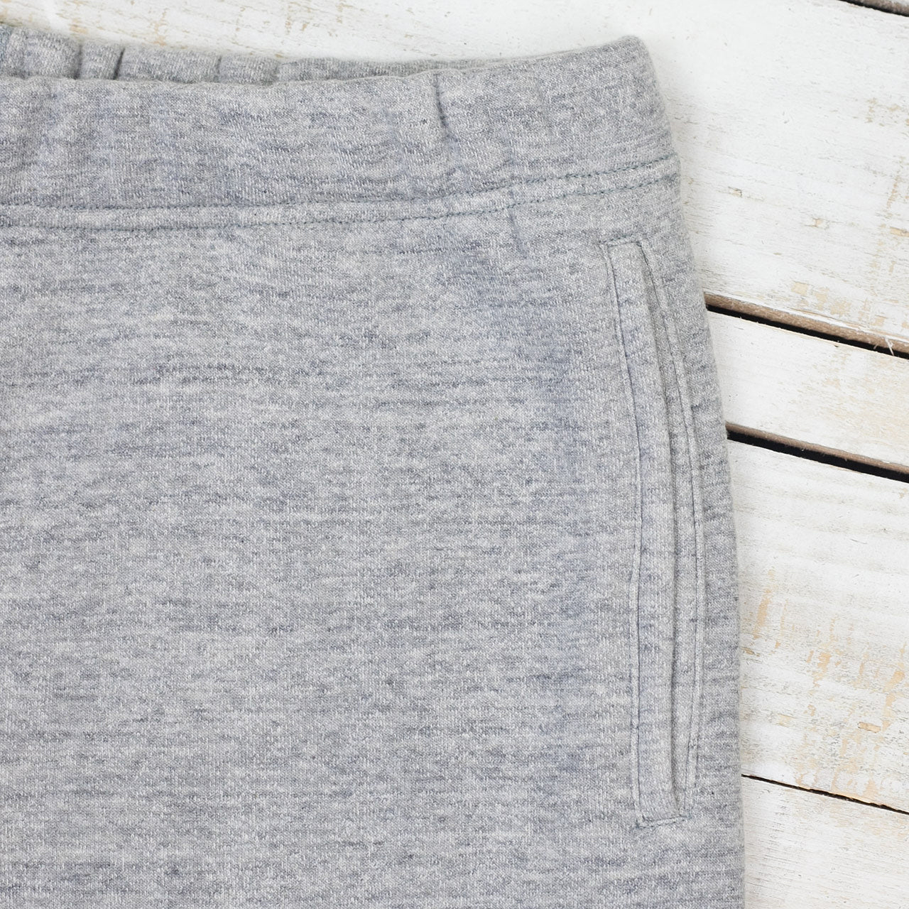 10oz Loopwheel Sweatpants Grau Meliert