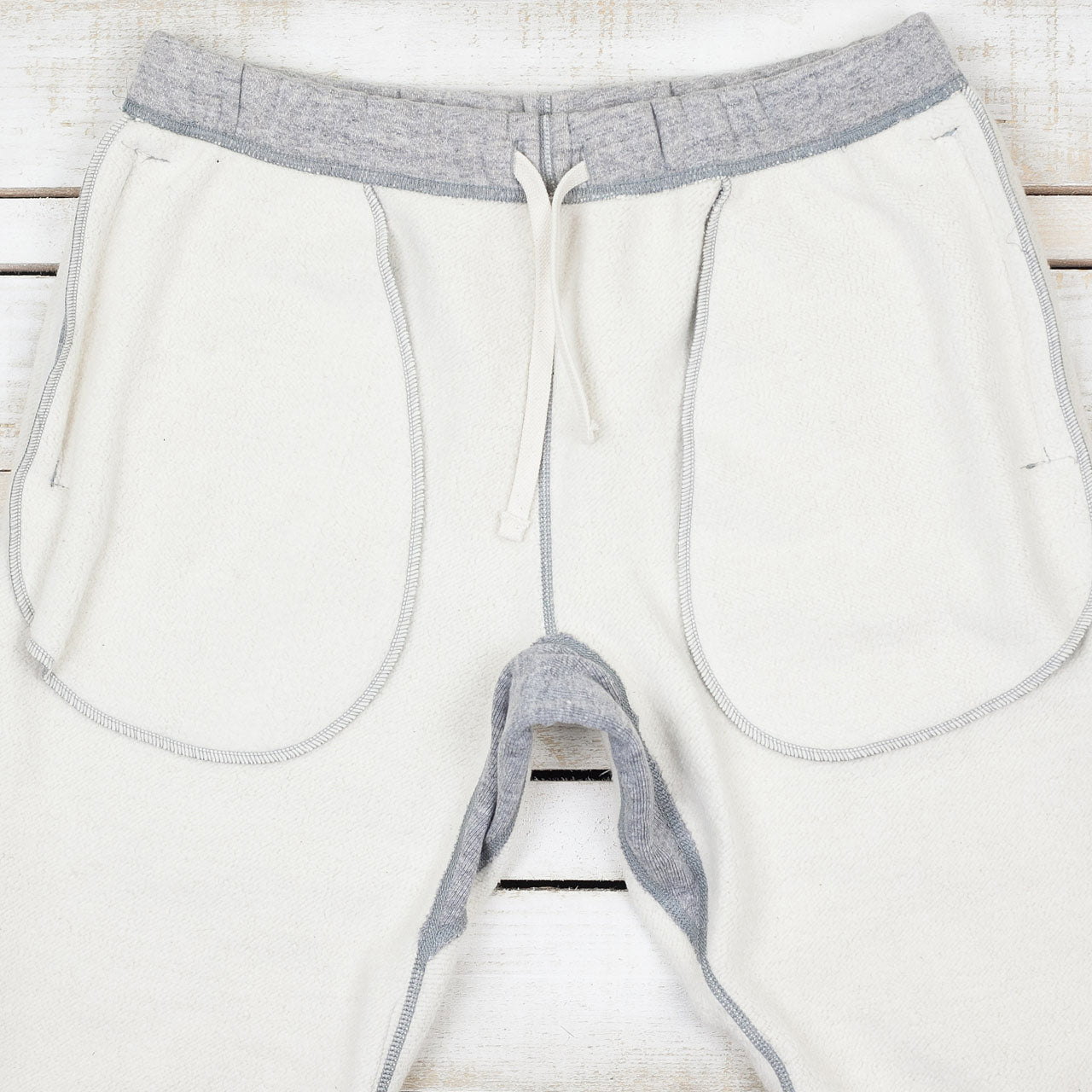 10oz Loopwheel Sweatpants Grau Meliert