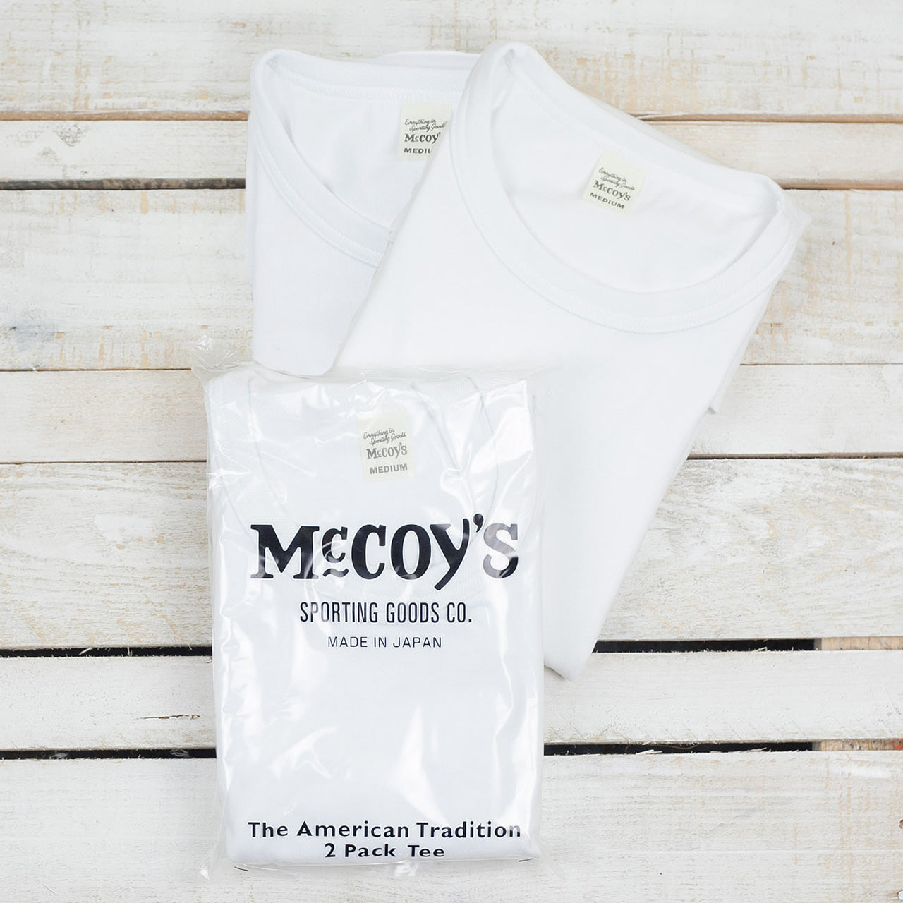 McCoy's 2pack Heavyweight Tee Weiß