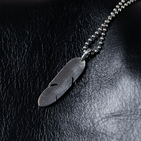 Crow Feather Anhänger Turquoise Silber