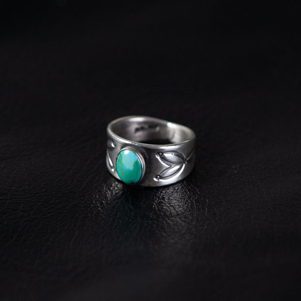 Stand Alone Ring Turquoise Silber