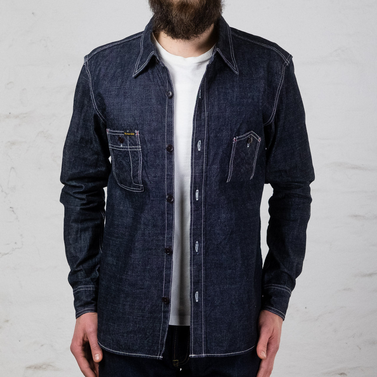 SGS001 10oz Slub Selvedge Denim Work Shirt