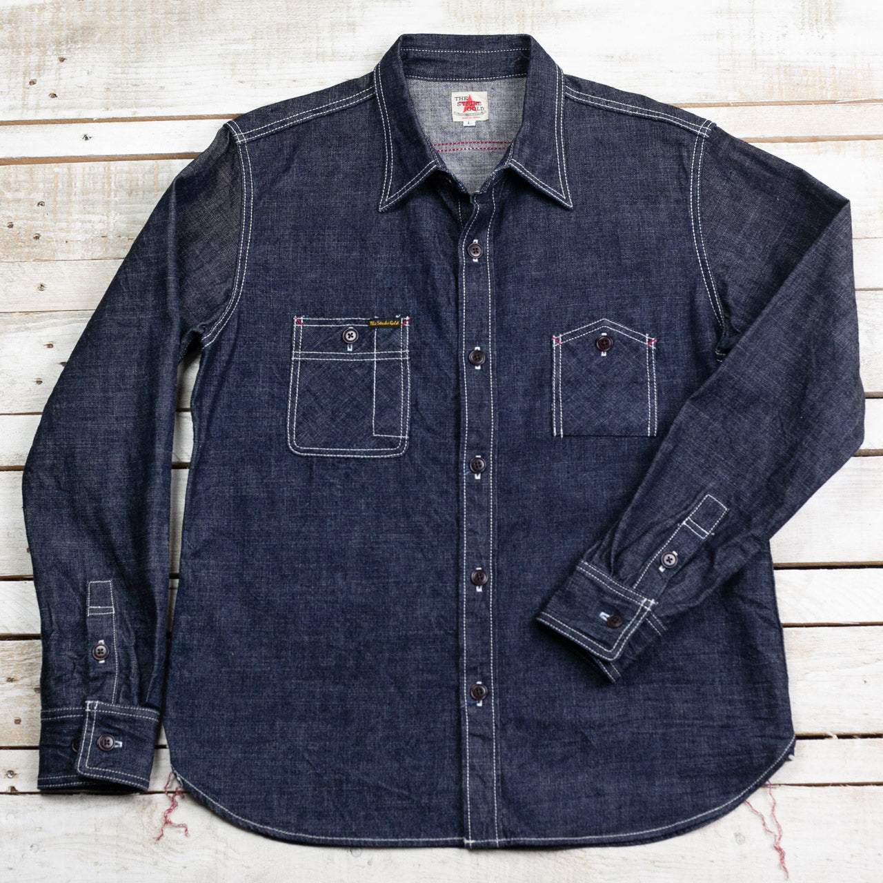 SGS001 10oz Slub Selvedge Denim Work Shirt