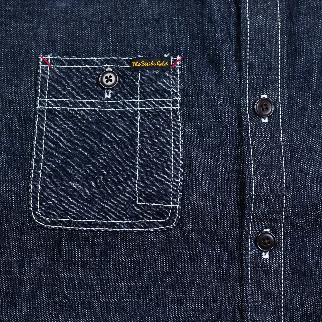 SGS001 10oz Slub Selvedge Denim Work Shirt