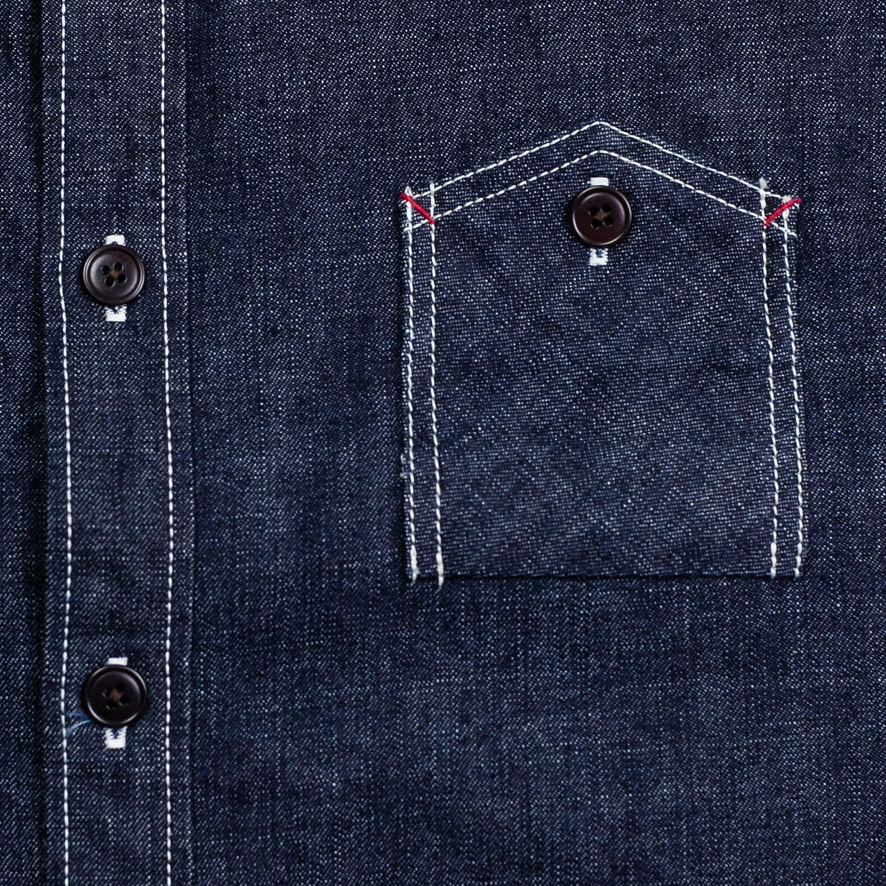 SGS001 10oz Slub Selvedge Denim Work Shirt