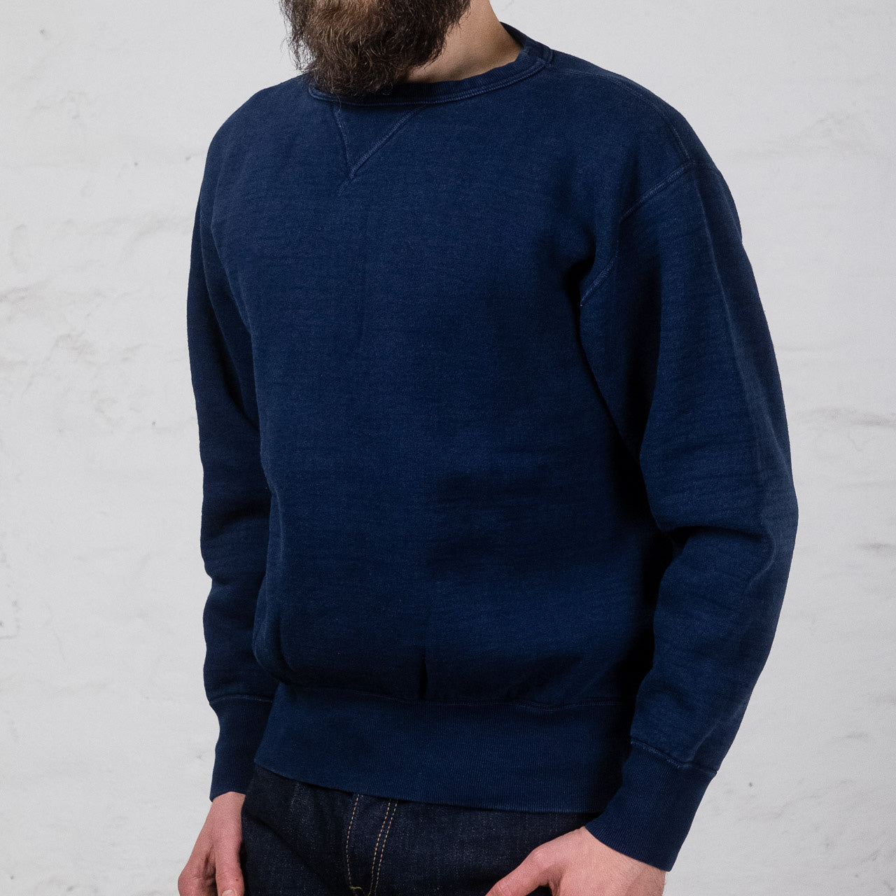 SGC001-ID Heavy Loopwheel Indigo Sweatshirt