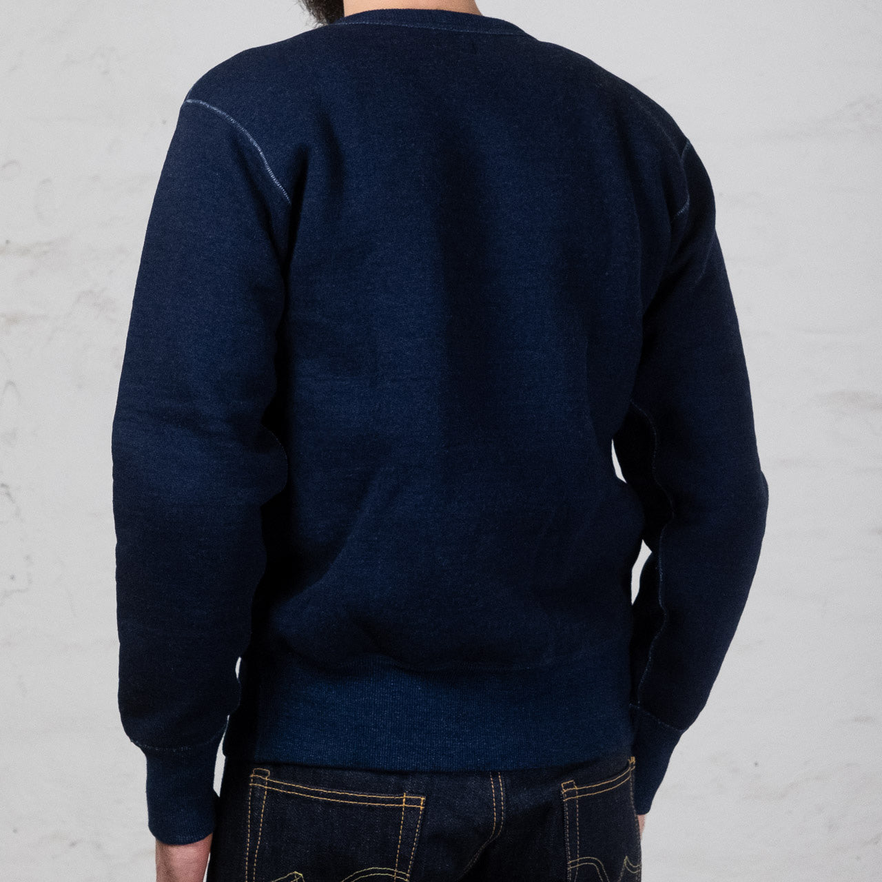 SGC2301 Yarn Dyed Indigo Heavy Sweater