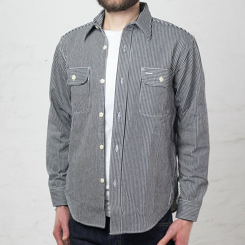 Hickory Stripe Work Shirt