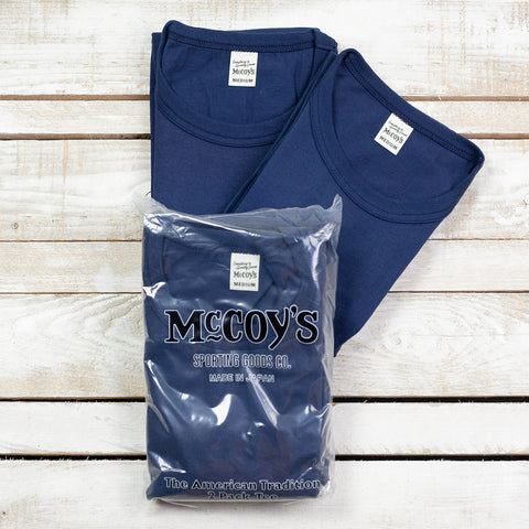 McCoy's 2pack Heavyweight Tee Navy