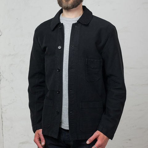 French Moleskin Jacket Schwarz