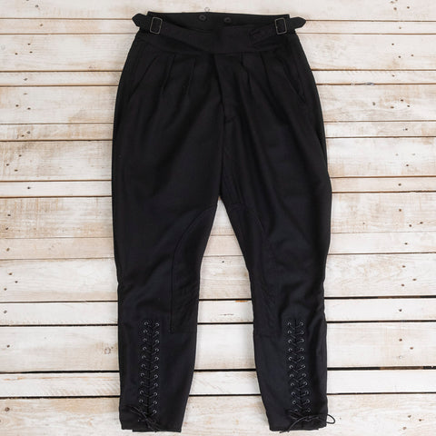 Army Serge Ghurkha Breeches Black