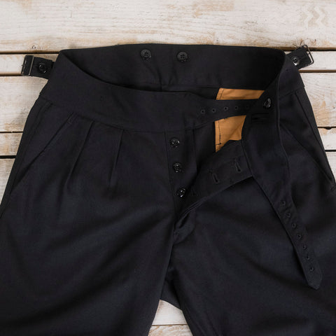 Army Serge Ghurkha Breeches Black