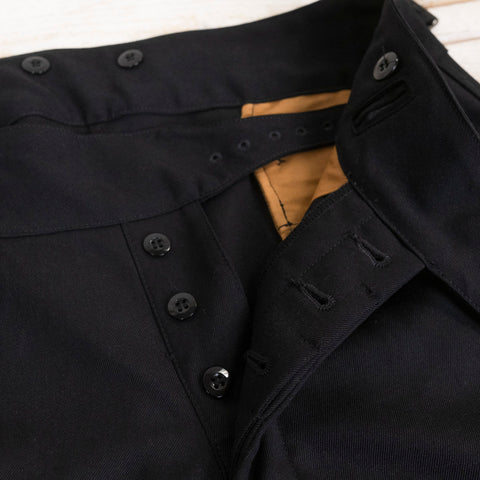 Army Serge Ghurkha Breeches Black