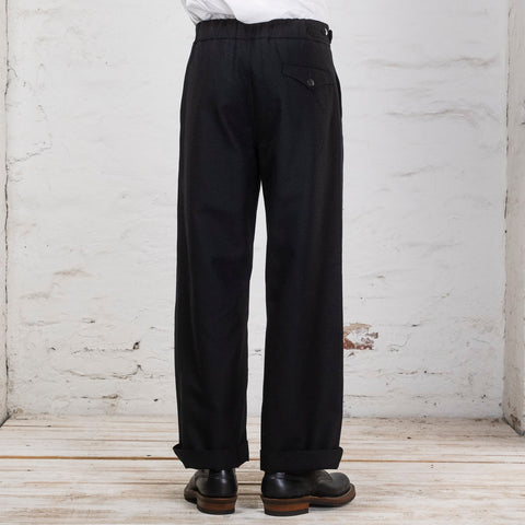 Oblique Trouser Lovat Twill Black