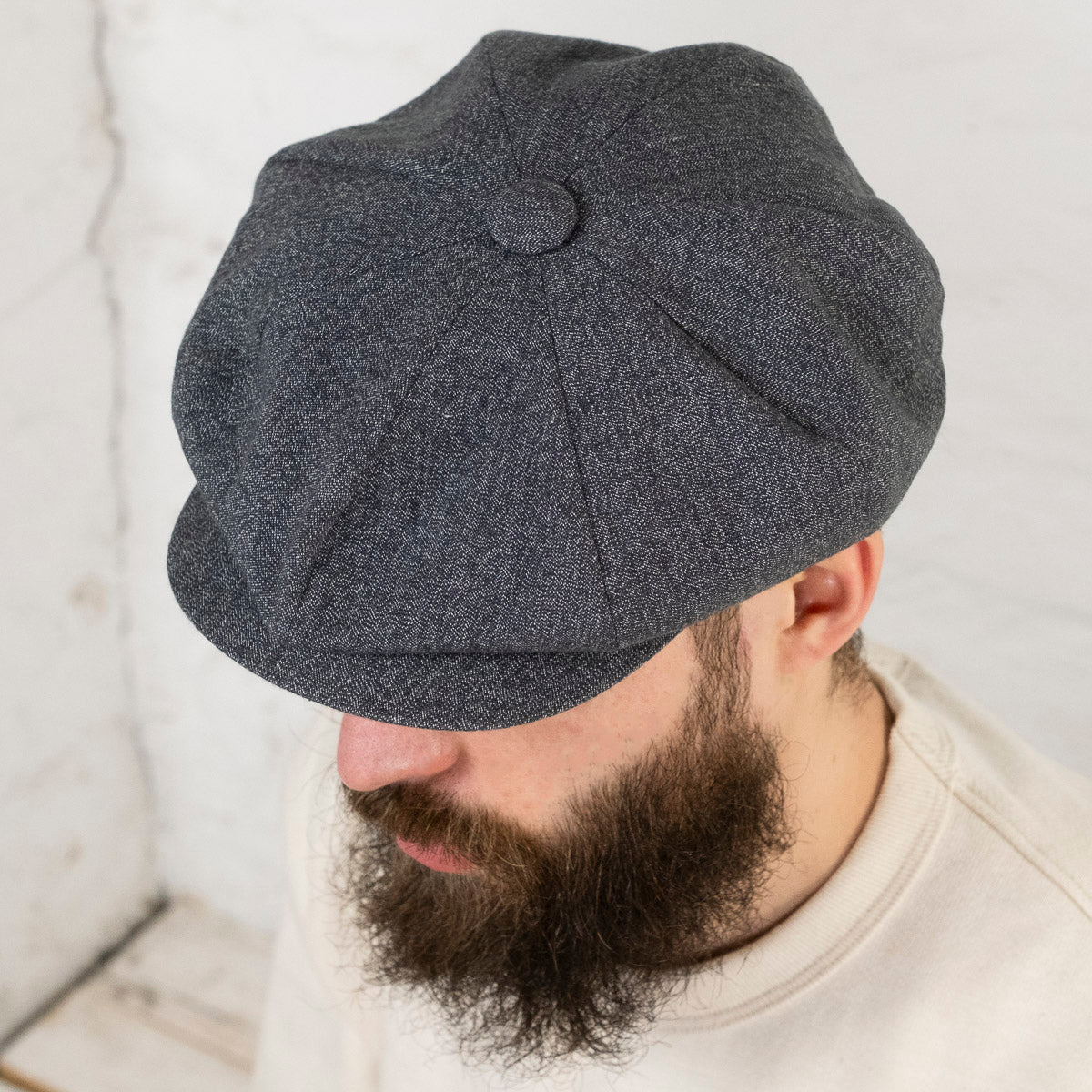 MA23016 Newsboy Cap Salt & Pepper