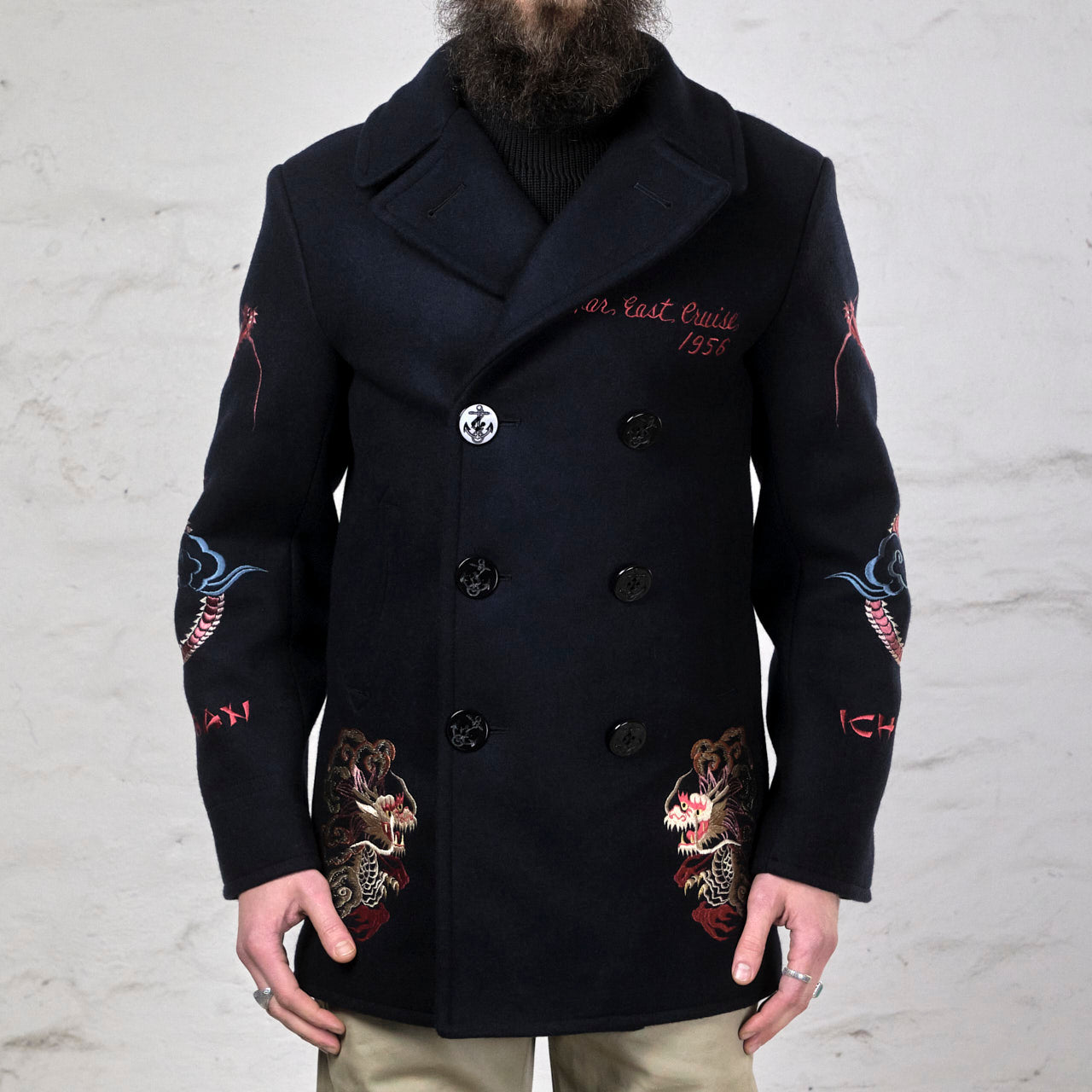 BR15350 Pea Coat Suka CVA-16 Navy